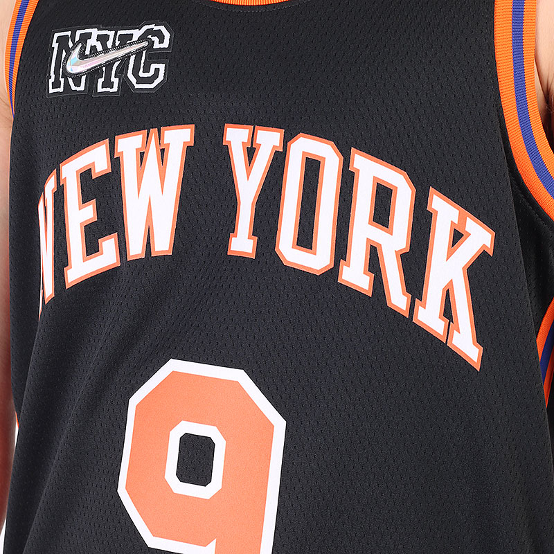 мужская черная майка Nike New York Knicks City Edition NBA Jersey DB4038-010 - цена, описание, фото 2